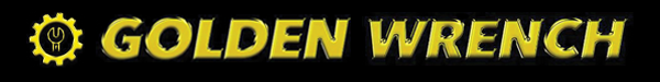 Golden Wrench Complete Auto Repair Logo